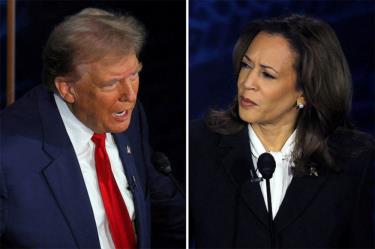 Bầu cử Tổng thống Mỹ 2024: Ông Donald Trump và bà Kamala Harris.