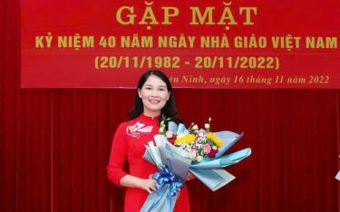 Cô giáo Nguyễn Thị Vui.