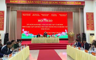 Quang cảnh buổi Hội thảo.