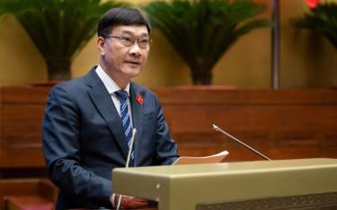Chủ nhiệm Ủy ban Kinh tế Vũ dafabet dang nhapng Thanh trình bày báo cáo giải trình.