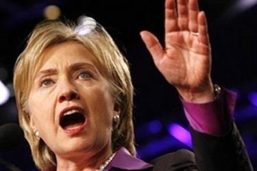 Ngoại trưởng Hillary Clinton.