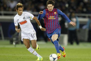 Đồng nghiệp Brazil chọn Messi xuất sắc nhất năm 2012.