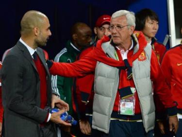 Với dàn cầu thủ chất lượng hơn hẳn, Guardiola dễ dàng đánh bại Lippi
