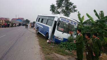 Vụ tai nạn khiến 2 người mẹ con tử vong thương tâm.