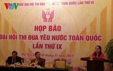 Họp báo công bố Đại hội thi đua yêu nước toàn quốc lần thứ 9
