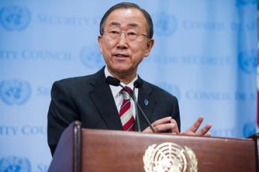 Tổng Thư ký Liên Hợp Quốc Ban Ki-moon.