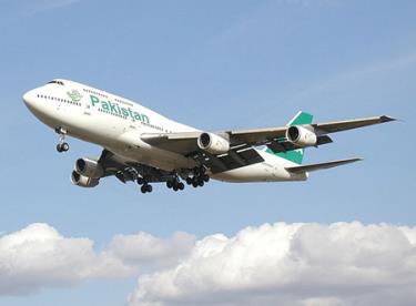 Một máy bay của hãng Pakistan Airlines.