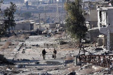 Thành phố Aleppo những giờ đầu của thỏa thuận ngừng bắn.