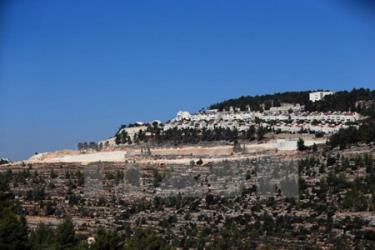Khu định cư Gilo của người Do Thái ở Đông Jerusalem ngày 3/11.