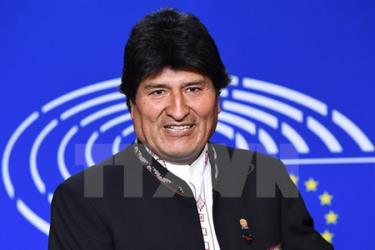 Tổng thống Bolivia Evo Morales.