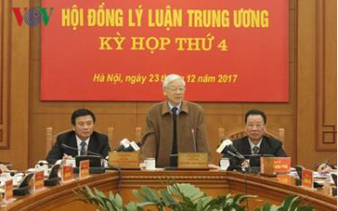 Tổng Bí thư Nguyễn Phú Trọng phát biểu tại phiên họp.