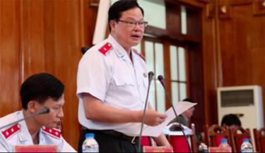 Ông Phạm Trọng Đạt, Cục trưởng Cục Phòng chống tham nhũng thông báo việc triển khai 3 số điện thoại đường dây nóng tiếp nhận tố cáo tặng quà Tết trái quy định.