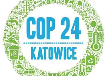 Logo COP 24 tại Katowice, Ba Lan.