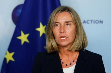 Bà Federica Mogherini.