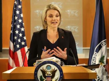 Bà Heather Nauert.