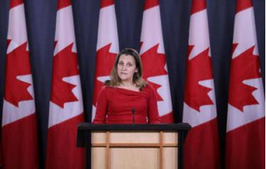 Ngoại trưởng Canada Chrystia Freeland.