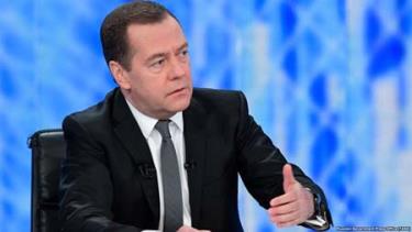 Thủ tướng Nga Dmitry Medvedev.