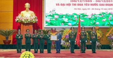 Thủ tướng Nguyễn Xuân Phúc trao tặng Huân chương Lao động hạng Nhất cho Hội Cựu chiến binh Việt Nam.