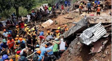 Hậu quả của bão Mangkhut khi quét qua Philippines năm 2018.