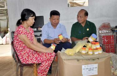 Mô hình làm tinh bột nghệ của cựu chiến binh xã Hán Đà, huyện Yên Bình mang lại hiệu quả kinh tế cao. (Ảnh: Mai Linh)