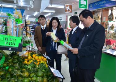 Các sản phẩm nông sản đặc sản địa phương được giới thiệu tại Tuần lễ Hàng nông sản tỉnh Yên Bái năm 2019 tổ chức tại Hà Nội.