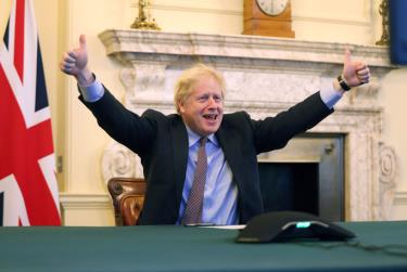 Thủ tướng Anh Boris Johnson thông báo trên Twitter về việc hoàn tất thỏa thuận Brexit với EU.