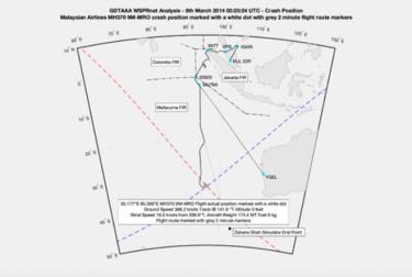 Xác máy bay MH370 nằm ở vị trí cách Perth (Úc) 1.933km về phía tây, ở độ sâu khoảng 4.000m dưới biển