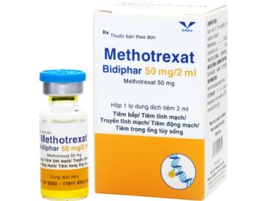 Thu hồi toàn quốc thuốc dung dịch tiêm Methotrexat Bidiphar 50mg/2ml không đạt tiêu chuẩn chất lượng.