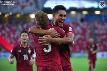 Dangda đã ghi 4 bàn cho đội tuyển Thái Lan ở AFF Cup 2020