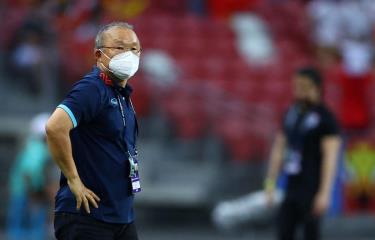 Huấn luyện viên Park Hang-seo không phát biểu nhiều điều sau thất bại. (Ảnh: Getty Images)