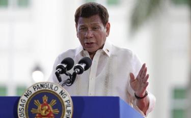 Tổng thống Philippines Rodrigo Duterte.