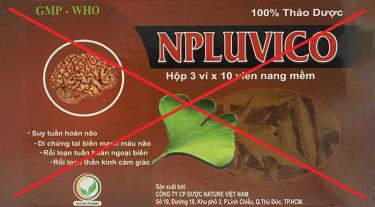 Thu hồi lô thuốc Npluvico vi phạm mức độ 2. Ảnh minh họa