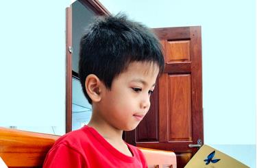 Em Lữ Hoài Thương, TP Cao Lãnh, tỉnh Đồng Tháp. Ảnh: Phụ huynh cung cấp
