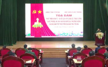 Quang cảnh buổi tọa đàm.