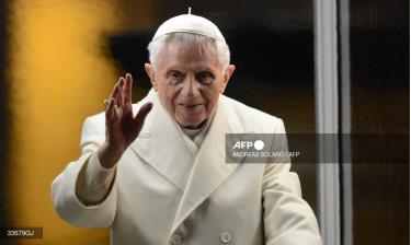 Cựu Giáo hoàng Benedict XVI. Ảnh: AFP