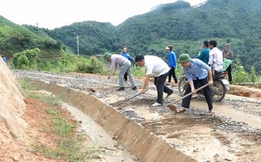 Khắc phục hậu quả thiên tai, đảm bảo an toàn GTNT.