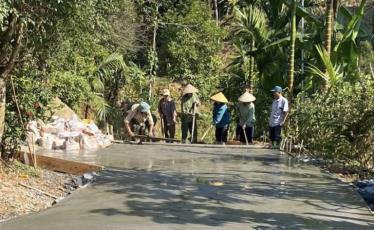 Các địa phương trên địa bàn tỉnh Yên Bái tích cực xây dựng nông thôn mới.