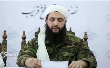 Thủ lĩnh nhóm Hayat Tahrir Al-Sham (HTS), Abu Mohammed Al-Golani.