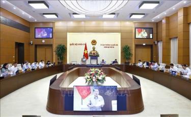 Quang cảnh phiên họp thứ 39 của Ủy ban Thường vụ Quốc dafabet, sáng 19/11.
