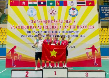 3 VĐV đội tuyển đá cầu Yên Bái giành 3 huy chương m88 đăng nhậpng tại Giải vô địch đá cầu châu Á m88 đăng nhập vô địch đá cầu trẻ châu Á năm 2024.
