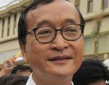 Sam Rainsy bị kết án 2 năm tù.