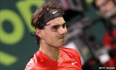 Nadal đã không thể lọt vào trận chung kết gặp Federer.