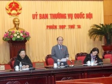 Thường vụ Quốc hội thông qua Nghị quyết hướng dẫn lấy phiếu tín nhiệm. 
