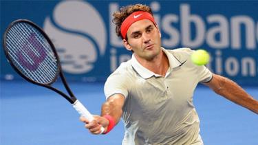 Federer dễ dàng đánh bại tay vợt nước chủ nhà (Ảnh: AFP).