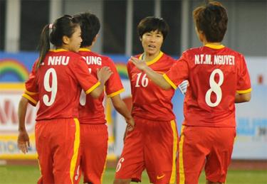 Tuyển nữ Việt Nam hạ quyết tâm giành vé dự World Cup 2015
