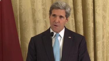 Ngoại trưởng Mỹ John Kerry trong bài phát biểu vào ngày Chủ nhật.