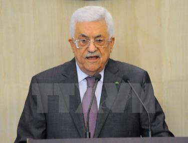 Tổng thống Palestine Mahmoud Abbas.