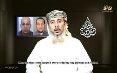 Tên Nasser bin Ali al-Ansi lãnh đạo tổ chức al-Qaeda tại Yemen trong đoạn video tuyên bố nhận trách nhiệm về vụ tấn công tại Paris.