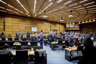 Một phiên họp của IAEA ở Vienna, Áo ngày 17/11/2016.