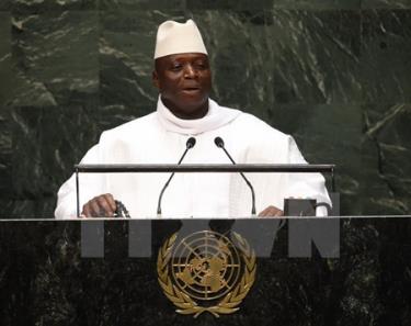 Tổng thống Gambia Yahya Jammeh.